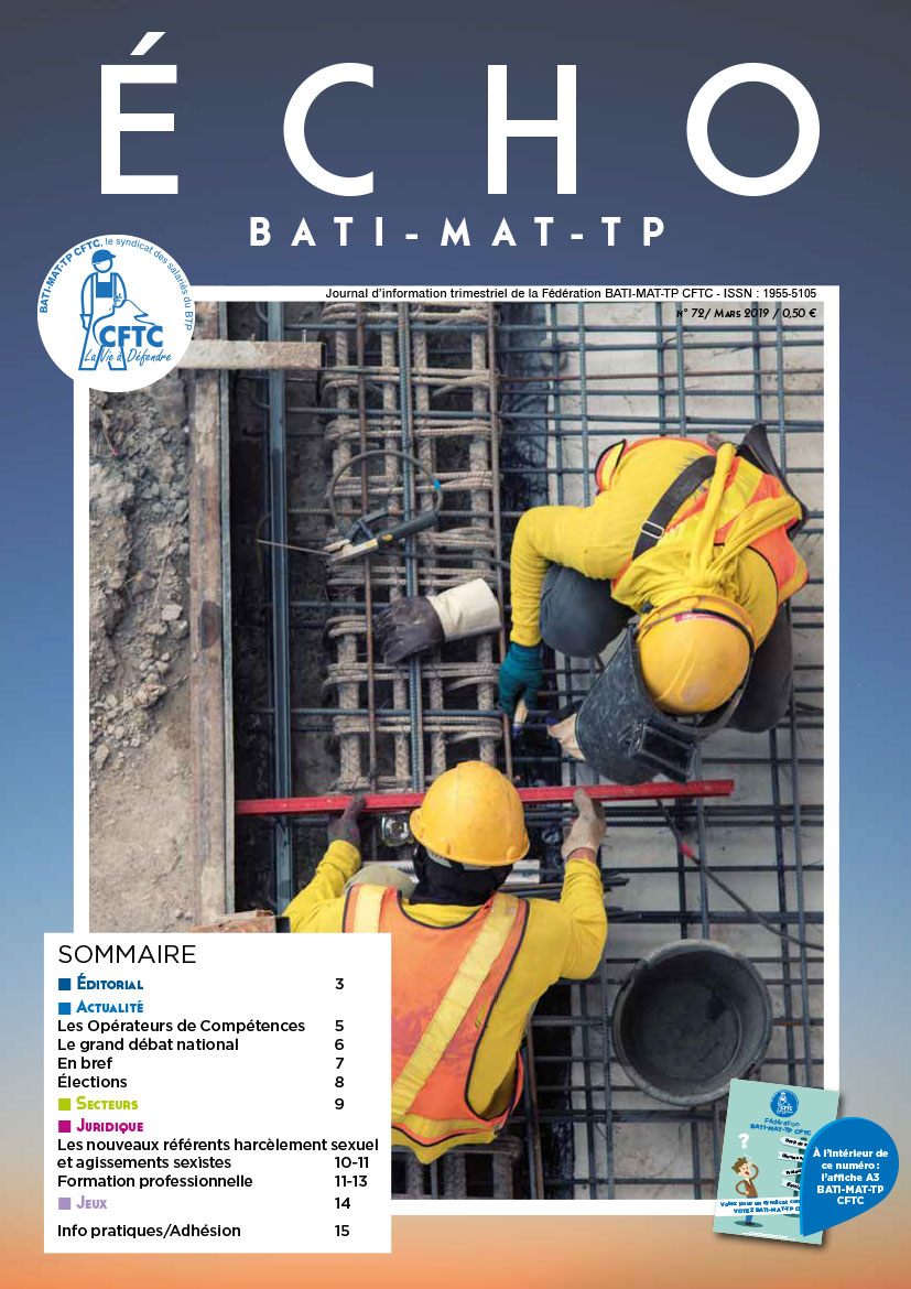 Magazine ECHO 72 - BATI-MAT-TP CFTC