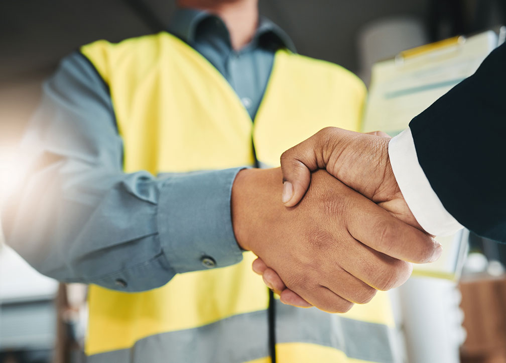 poignée de main symbolisant la représentation syndicale