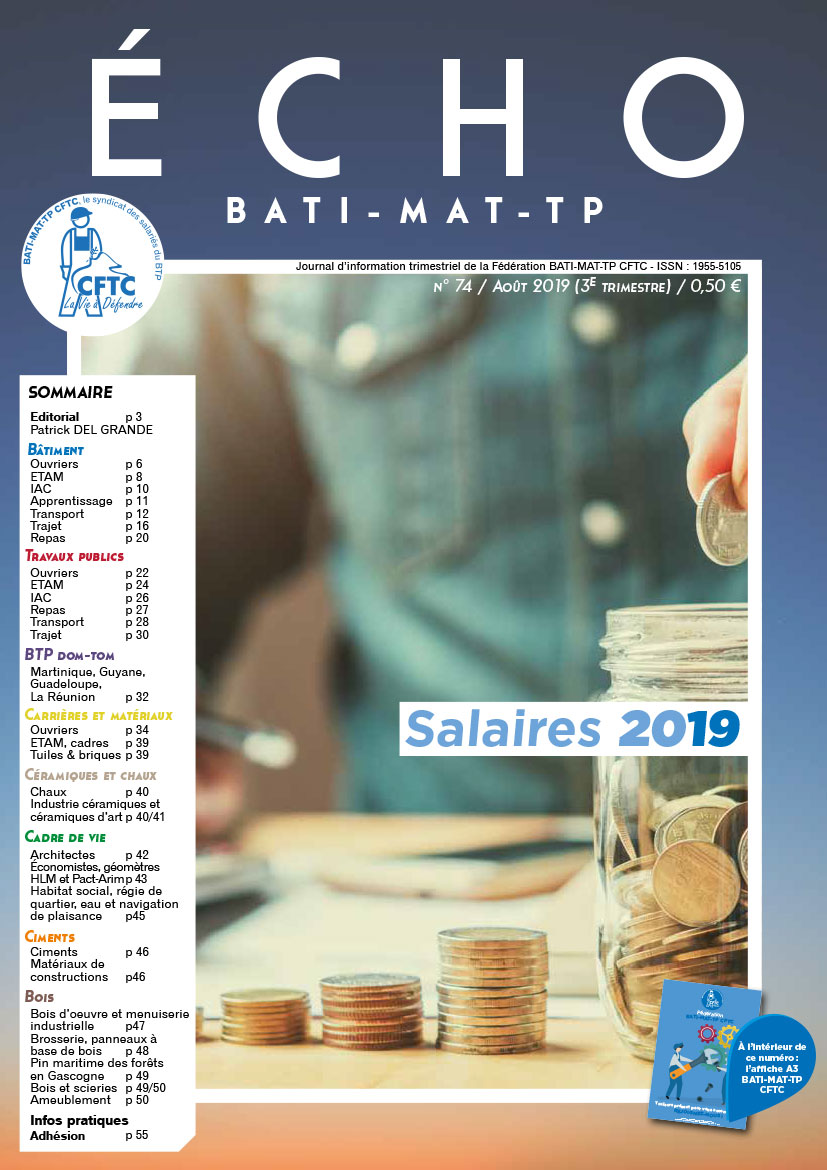 Magazine ECHO 74 - BATI-MAT-TP CFTC