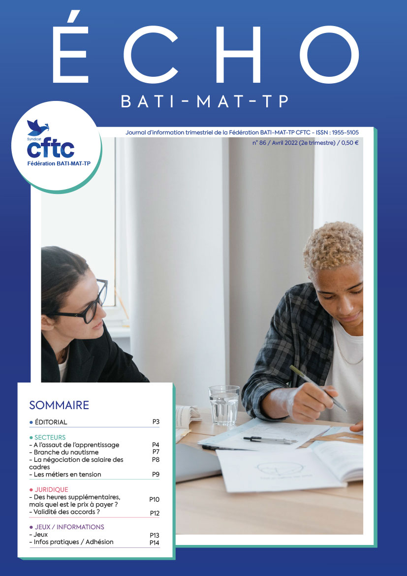 Magazine ECHO 86 - BATI-MAT-TP CFTC