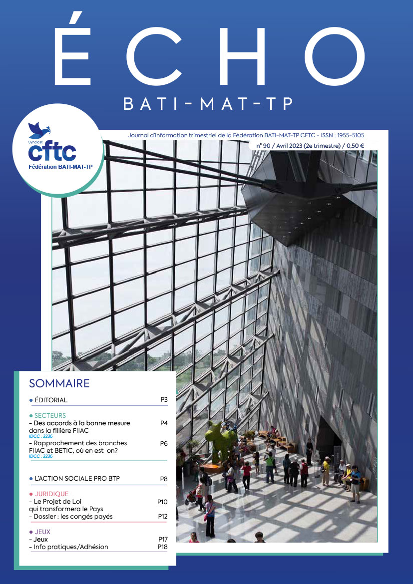 Magazine ECHO 90 - BATI-MAT-TP CFTC