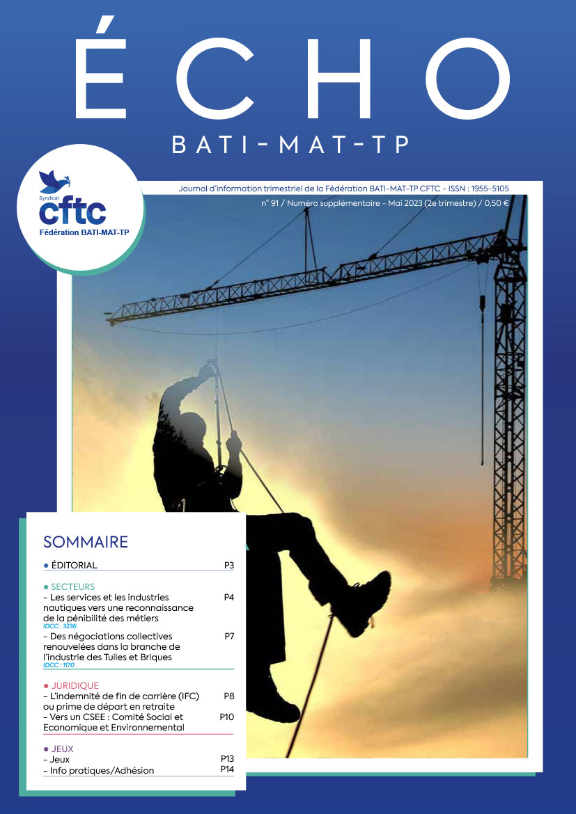Magazine ECHO 91 - BATI-MAT-TP CFTC