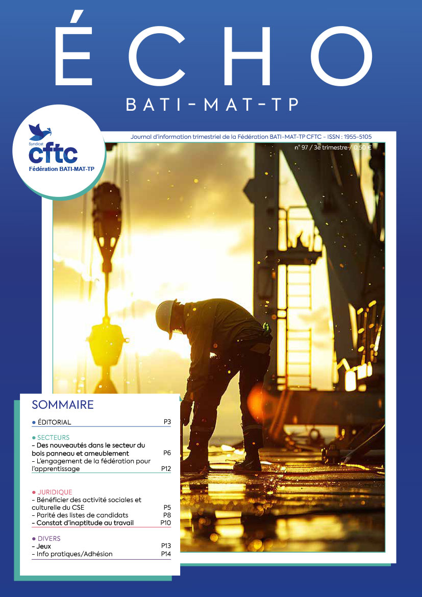 Magazine ECHO 97 - BATI-MAT-TP CFTC
