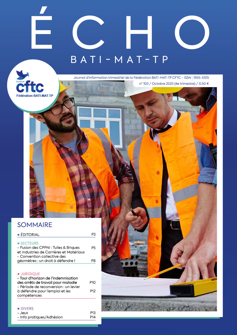 Magazine ECHO 103 - BATI-MAT-TP CFTC